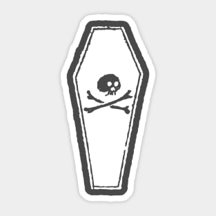 Pirate Coffin Sticker